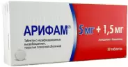 Арифам Таблетки п/о 5мг+1.5мг №30 в Ростове-на-Дону от Магнит Аптека Каменск-Шахтинский Астаховский пер 89