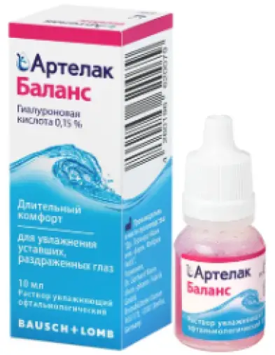 Артелак Баланс Капли глазные 10мл произодства Доктор Герхард Манн