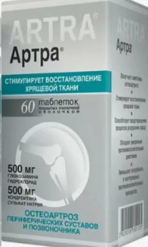 Артра Таблетки №60 произодства Нижфарм ОАО