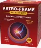 Артро-Фрейм Глюкозамин Ультра Апельсин Пакетики 2.5г №20 в Энгельсе от Аптека Эконом Энгельс 148-й Черниговской дивизии 4А