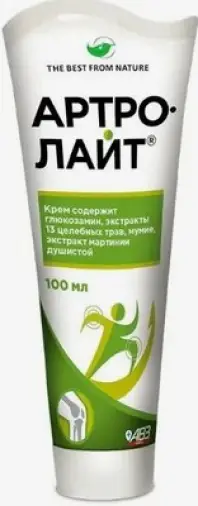 Артролайт Крем 100мл произодства Агроветзащита С-П НВЦ ООО