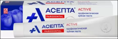 Асепта Зубная паста 75мл произодства Вертекс ЗАО