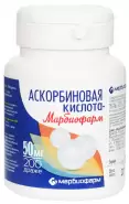 Аскорбиновая кислота Драже 50мг №200 от СПР-Фарм