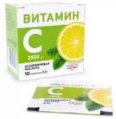 Аскорбиновая кислота Порошок 2.5г №10 от Люми ООО