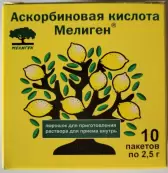 Аскорбиновая кислота Порошок 2.5г №10 от Мелиген ФП