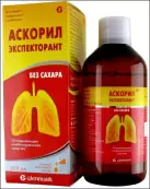 Аскорил экспекторант Раствор б/сахара 200мл от Гленмарк Фармасьютикалз