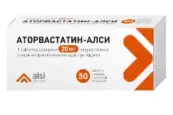 Аторвастатин Таблетки п/о 20мг №50 от Алси Фарма ЗАО