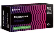 Аторвастатин Таблетки п/о 40мг №30 в Звенигороде от ЗДРАВСИТИ Звенигород пункт выдачи в Будь Здоров! Радужная д 13 а
