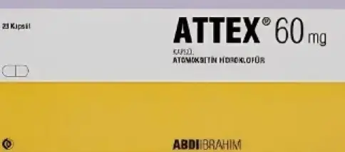 Аттекс Капсулы 60мг №28 произодства Абди Ибрахим Иляч