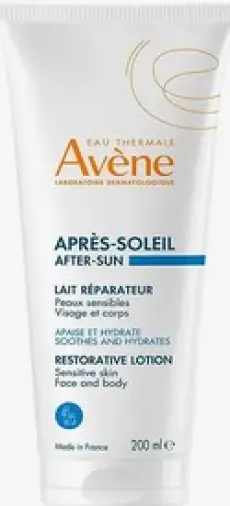 Avene Авен Лосьон после солнца восстанавливающий, лосьон для лица Туба 200мл произодства Пьер Фабр Дерматология