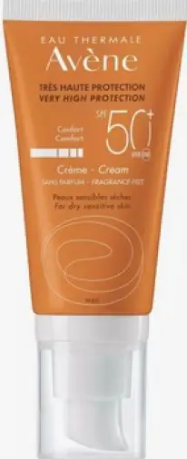 Avene Авен солнцезащитный крем без отдушек SPF50+ Туба 50мл произодства Не определен