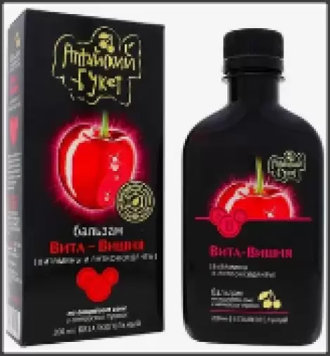 Бальзам Алтайский букет Вита-Вишня. Вит.и антиокс. Флакон 200мл произодства Алтайский букет ООО