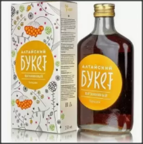 Бальзам Алтайский букет витаминный Флакон 250мл произодства Алтайский букет ООО