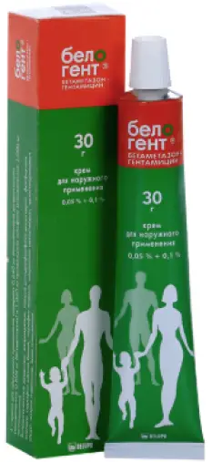 Белогент Крем 30г произодства Белупо