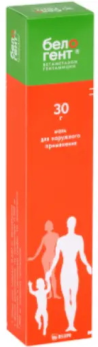 Белогент Мазь 30г произодства Белупо