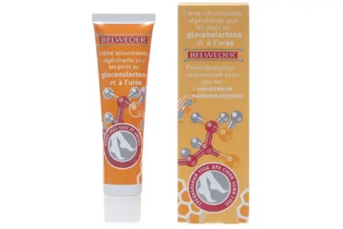 Бельведер Крем для ног регенерирующе-смягчающий с мочевиной и глюконолактоном Belweder Крем для ног 40мл произодства Бельведер