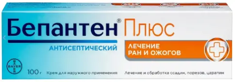 Бепантен плюс Крем 5% 100г произодства Байер