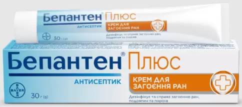 Бепантен плюс Крем 5% 30г произодства Не определен