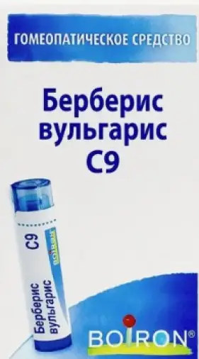 Берберис вульгарис гранулы гомеопат. Разведение С9 4г произодства Буарон Лаборатория