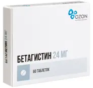 Бетагистин Таблетки 24мг №60 от Мозаика Соболевский пр-д