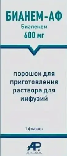 Бианем-АФ Порошок д/инфузии 600мг №1 произодства Алфарма ООО