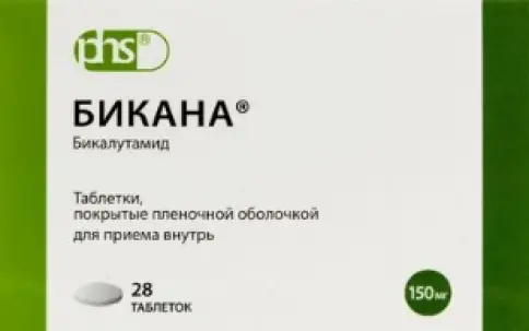 Бикана Таблетки п/о 150мг №28 в Уфе