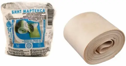 Бинт резиновый Мартенса Упаковка 5м
