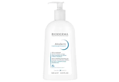 Биодерма BIODERMA Atoderm Гель Интенсив очищающий для сухой раздраженной и атопичной кожи Флакон с дозатором 500мл произодства Биодерма