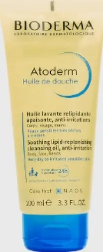 Биодерма BIODERMA Atoderm Масло для душа ультрапитательное восстанавливающее для сухой чувствительной и атопичной кожи Туба 100мл