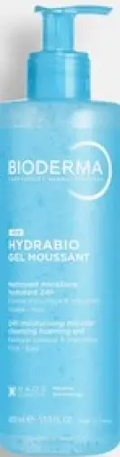 Биодерма BIODERMA Hydrabio Гель увлажняющий очищающий пенящийся Флакон с дозатором 400мл произодства Биодерма