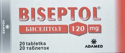 Бисептол Таблетки 120 мг №20
