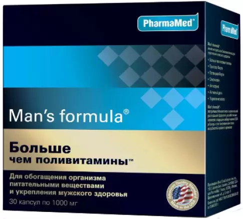 Больше чем поливитамины Мен-с Ф-ла Капсулы №30 произодства Вест Кост Лаб.