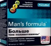Больше чем поливитамины Мен-с Ф-ла Капсулы №60 от Kelker pharma inc.