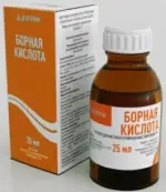 Борной к-ты спиртовой р-р Флакон 3% 25мл от Бэгриф ООО
