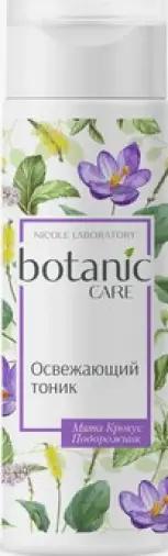 Botanic care Ботаник Кеа Тоник освежающий для лица, Мята, Крокус, Подорожник Флакон 200мл произодства Николь ООО