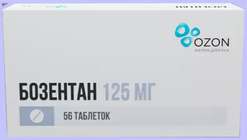 Бозентан Таблетки п/о 125мг №56 в Самаре