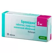 Бравадин Таблетки 5мг №28 в Электростали от ГОРЗДРАВ Аптека №290