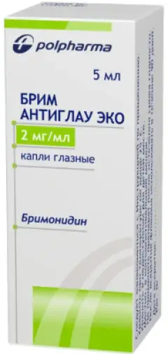 Брим Антиглау Эко Капли глазные 0.2% 5мл произодства Польфа АО