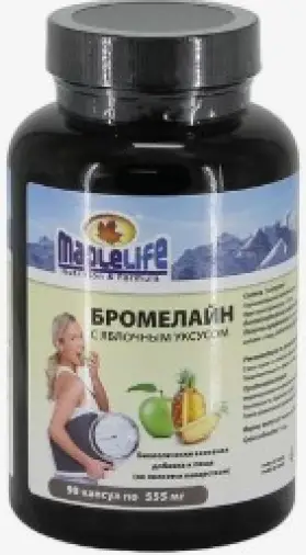 Бромелайн с ябл.уксусом Капсулы №90 произодства Nutrolab