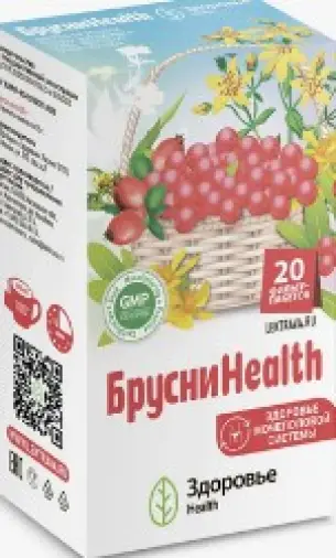 БрусниHealth сбор травяной Фильтр-пакеты 1.5г №20