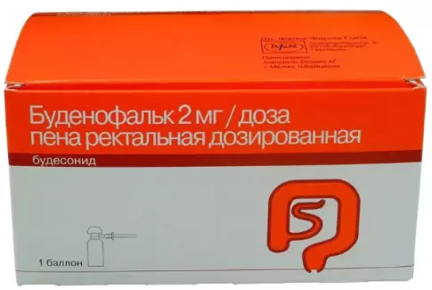 Буденофальк Пена ректальная 2мг/доза 14доз в Химках