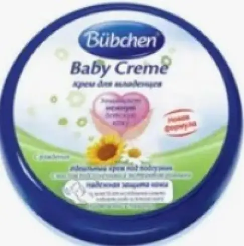 Бюбхен крем под подгузник Нежный уход Bubchen Baby Creme Банка 150мл