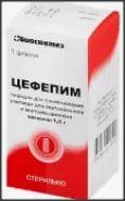 Цефепим Флакон 1г от Аптека ЭВЕНТУС