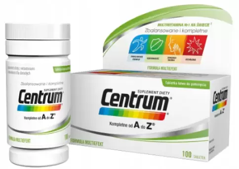 Центрум A-Z Таблетки №100 произодства Вайет-Ледерле