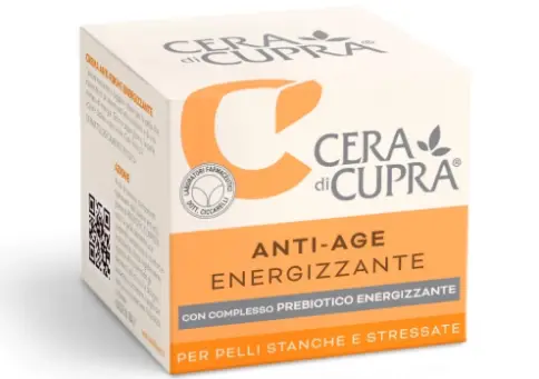Cera di cupra Цера ди купра Крем для лица дневной антивозрастной Энергия с комплексом пробиотиков Банка 50мл произодства Доктор Сисарелли
