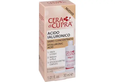 Cera di cupra Цера ди купра Сыворотка для лица концентрированная с гиалуроновой кислотой, для нормальной кожи Флакон 30мл произодства Доктор Сисарелли