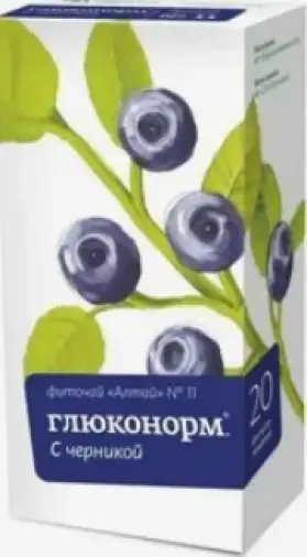 Чай Алтай №11 Глюконорм с черникой