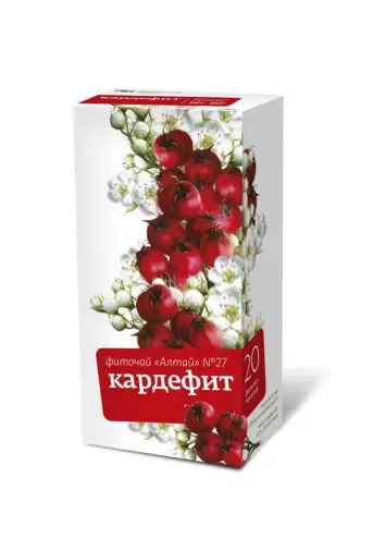 Чай Алтай №27 Кардефит Фильтр-пакеты 2г №20 произодства Алтайский Кедр ЗАО