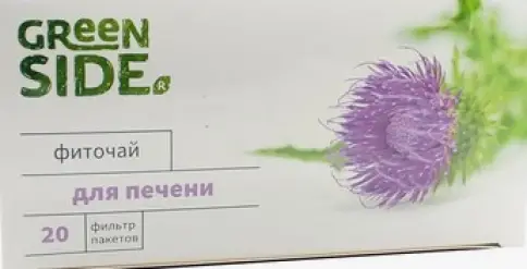 Чай для печени Фильтр-пакеты 1г №20 произодства Грин Сайд ООО