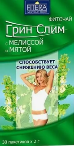 Чай Грин Слим мята и мелисса